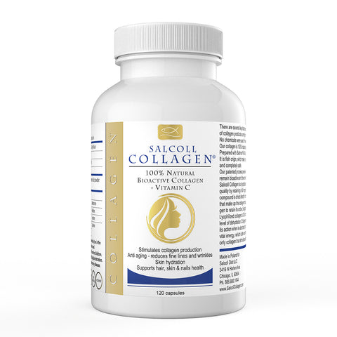Salcoll Collagen Odmładzający Bioaktywny Suplement Diety na Skóre Włosy Paznokcie